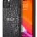 Чехол для iPhone 13 mini Guess PU Croco with metal logo Hard Black (GUHCP13SPCRBBK)