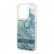 Чехол для iPhone 14 Pro Guess Liquid Glitter Flower Hard Green (GUHCP14LLFLSN)