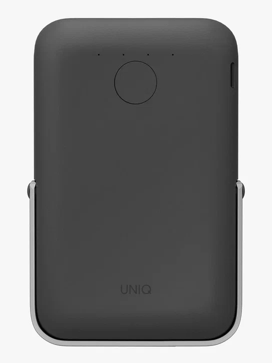 Магнитный аккумулятор с подставкой Uniq HOVEO 5000 мАч с MagSafe, Grey (HOVEO-GREY)
