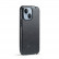 Кожаный чехол с вертикальным флипом для iPhone 15 Plus Fierre Shann (Black)
