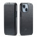 Кожаный чехол с вертикальным флипом для iPhone 15 Plus Fierre Shann (Black)