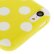 Yellow and White Dot Pattern TPU Protective Case for iPhone 5C 3.jpg