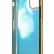 Чехол-накладка для iPhone 11 Pro Guess Liquid glitter Glow in dark sand hard, Gold/Blue (GUHCN58GLTRBL)