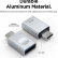 Адаптер переходник Elago USB-C to USB-A Micro Aluminium LED, Silver (EADP-LEDUSBC-SL)