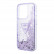 Чехол для iPhone 14 Pro Guess Liquid Glitter Triangle logo Hard Translucent Purple (GUHCP14LLFCTPU)