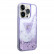 Чехол для iPhone 14 Pro Guess Liquid Glitter Triangle logo Hard Translucent Purple (GUHCP14LLFCTPU)