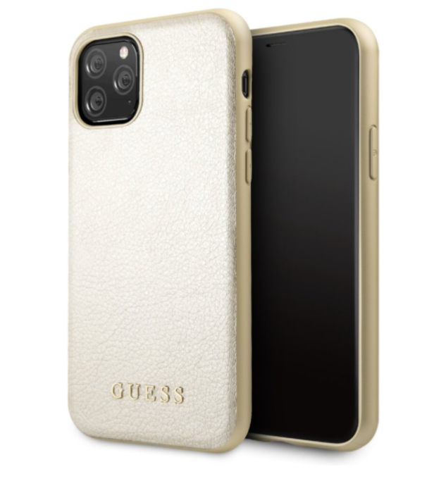 Чехол-накладка для iPhone 11 Pro Guess Iridescent Hard PU, Gold (GUHCN58IGLGO)