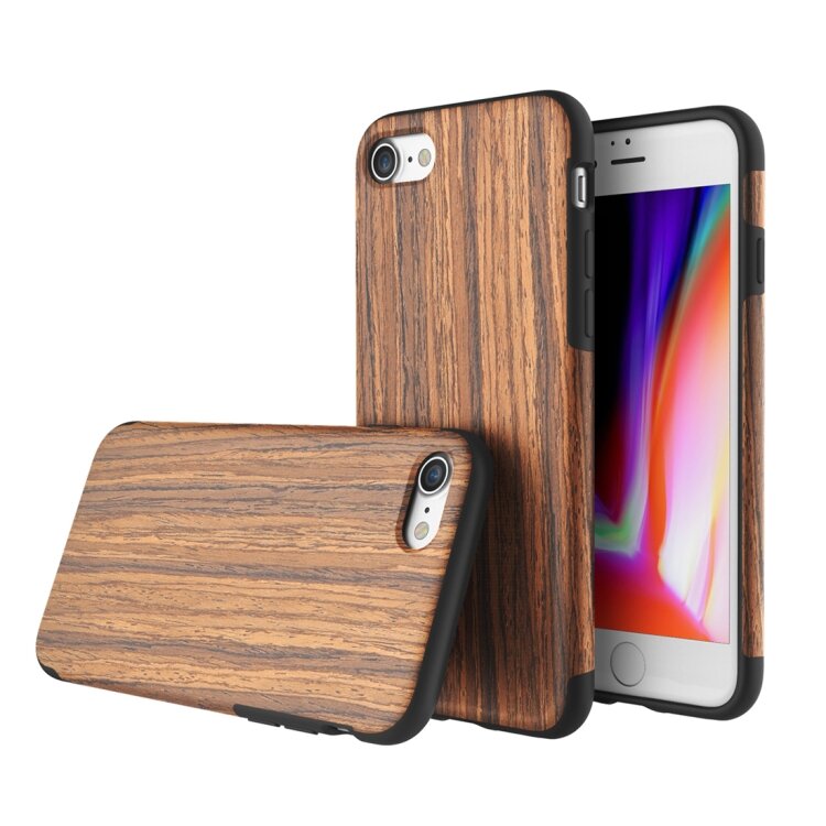 Деревянный чехол Rock Origin Series для iPhone 7 / 8  / SE 2020 "Wood" под дерево