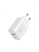 СЗУ EnergEA Bazic GoPort PD30+, USB-C PD30W +USB-A QC3.0 18W, PPS 25W White (CHR-GP-PD30W-EU)