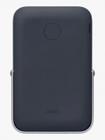 Магнитный аккумулятор с подставкой Uniq HOVEO 5000 мАч с MagSafe, Storm Blue (HOVEO-STORMBLUE)