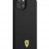 Чехол для iPhone 14 Ferrari Liquid silicone with metal logo Hard MagSafe Black (FEHMSIP14SBK)