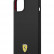 Чехол для iPhone 14 Ferrari Liquid silicone with metal logo Hard MagSafe Black (FEHMSIP14SBK)