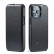 Кожаный чехол с вертикальным флипом для iPhone 15 Pro Max Fierre Shann (Black)