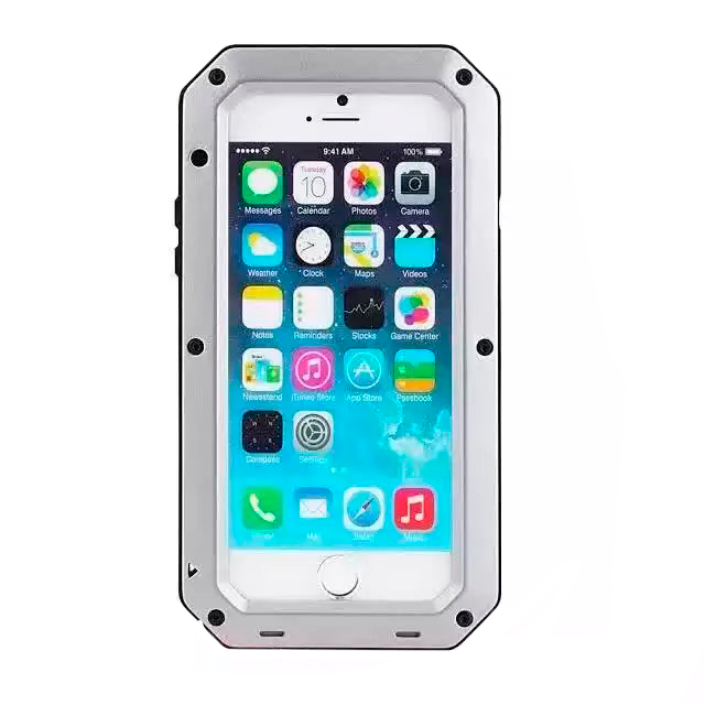 Противоударный чехол LunaTik TakTik Extreme iPhone SE 2020 / 7 / 8 (Silver)