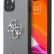 Чехол для iPhone 13 mini Guess PU Saffiano 4G Big metal logo Hard Grey (GUHCP13SSA4GSGR)
