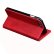 Кожаный чехол книжка для iPhone 8 Plus / 7 Plus Business Style с подставкой и кармашком для карт (Red)