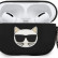 Силиконовый чехол Karl Lagerfeld Choupette Silicone Case с кольцом для Airpods Pro, Black (KLACAPSILCHBK)