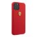 Чехол-накладка Ferrari для iPhone 12/12 Pro (6.1) On-Track Liquid Silicone With Metal Logo Hard Red (FESSIHCP12MRE)