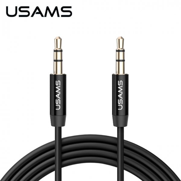 AUX кабель USAMS US-SJ001, 1 метр (Black)