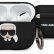 Силиконовый чехол Karl Lagerfeld Karl Silicone Case с кольцом для Airpods Pro, Black (KLACAPSILGLBK)