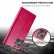 Кожаный чехол-книжка для iPhone 13 mini LC.IMEEKE с подставкой и отделениями под карточки (Red)