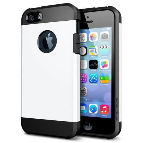 Чехол Tough Armor case с усиленной защитой для iPhone 5/5S/SE (белый)