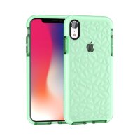 Гелевый чехол Diamond для iPhone XR с усиленной защитой (Green)