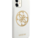 Чехол-накладка для iPhone 11 Guess 4G Circle Logo Hard TPU, White/Gold (GUHCN61TPUWHGLG)