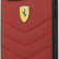 Кожаный чехол Ferrari для iPhone 13 Pro Genuine leather Quilted with metal logo Hard Red (FEHCP13LRQUR)