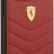 Кожаный чехол Ferrari для iPhone 13 Pro Genuine leather Quilted with metal logo Hard Red (FEHCP13LRQUR)