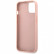 Чехол для iPhone 13 mini Guess PU Saffiano with metal logo Hard Pink (GUHCP13SPSASBPI)