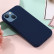Силиконовый чехол с Magsafe для iPhone 15 (Navy Blue)