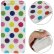 White and Colorful Dot Pattern TPU Protective Case for iPhone 5C.jpg