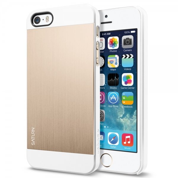 Чехол Spigen Saturn case для iPhone 5 / 5S / SE (Champagne Gold)