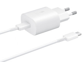 Сетевое зарядное устройство Fast Charge 25W USB Type-C с кабелем Type-C, 3A