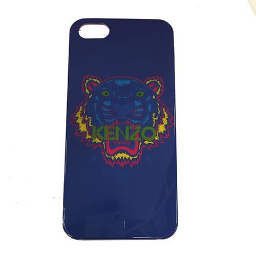 Чехол накладка для iPhone SE / 5S / 5 с тигром (Blue)