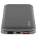 Портативный аккумулятор EnergEA Aluboost 10000QC3, Li-pol 2USB, Fast IN/OUT USB-C, Smart Fast charge/QC3.0, Gun (AB-10000QC3-GUN)