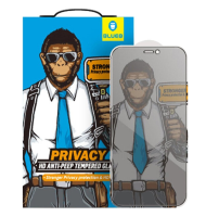Защитное стекло Blueo 2.5D Silk full cover Anti-peep (с рамкой приватное) для iPhone 12/12 Pro, 0.26, Black (NPB14-6.1(20))