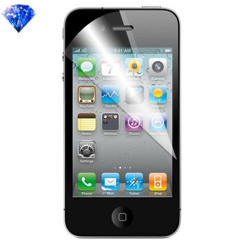 Мерцающая защитная пленка Diamond Screen Protector для iPhone 4/4S