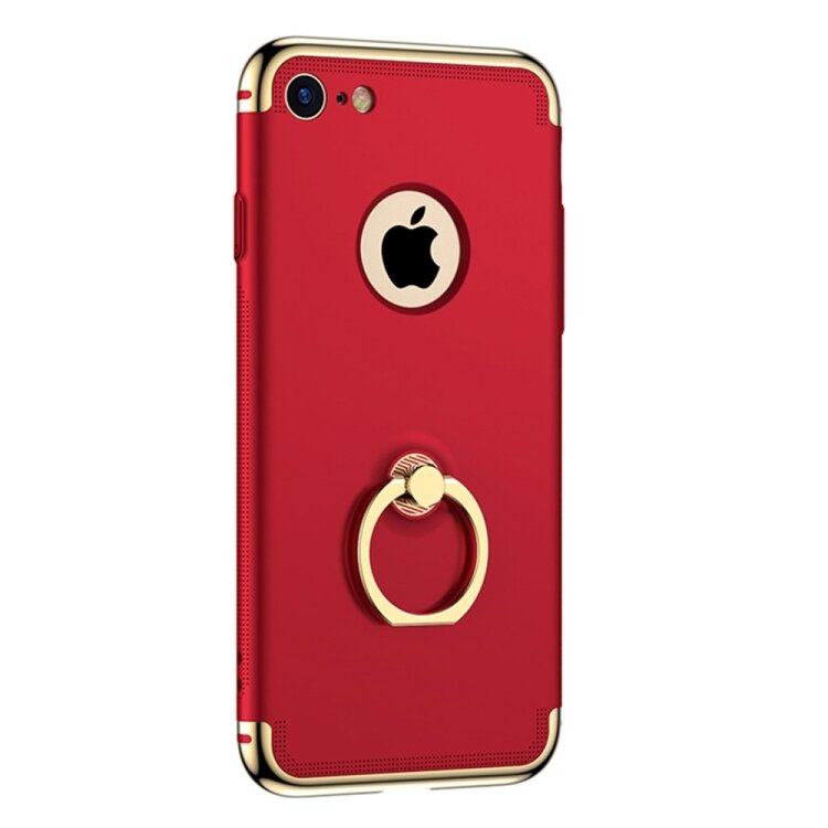 Защитный чехол для iPhone SE 2020 / 8 / 7 Joyroom Ring Series с кольцом (Red)