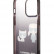 Чехол для iPhone 14 Pro Lagerfeld PC/TPU Karl & Choupette Hard Gradient Black (KLHCP14LTGKCK)