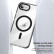 Прозрачный чехол с Magsafe для iPhone 16e, Airbag с усиленной защитой TPU + TPE + PC (White)