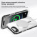 Прозрачный чехол с Magsafe для iPhone 16e, Airbag с усиленной защитой TPU + TPE + PC (White)