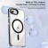 Прозрачный чехол с Magsafe для iPhone 16e, Airbag с усиленной защитой TPU + TPE + PC (White)