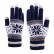 Модные перчатки Snowflake со снежинкой для смартфонов и планшетов (Blue)