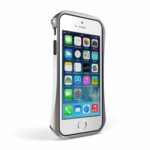 Алюминиевый бампер для iPhone 5/5S DRACO Ventare 2 Silver (Серебристый) DR50VE2A1-SV