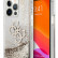 Чехол для iPhone 13 Pro Guess Liquid Glitter 4G Big logo Hard Gold (GUHCP13LLG4GGO)
