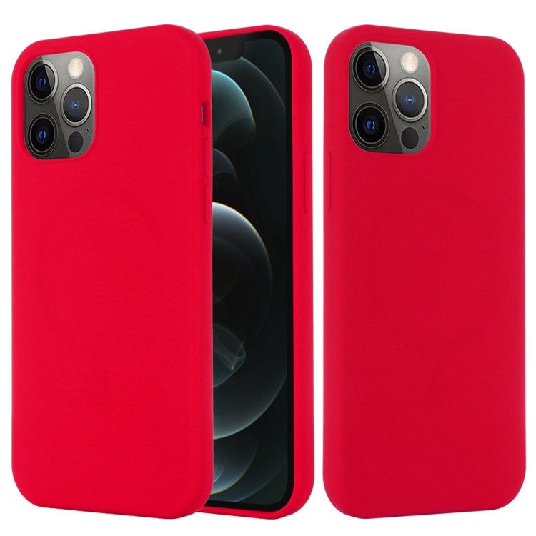 Силиконовый чехол с Magsafe для iPhone 15 Pro (Red)