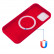 Силиконовый чехол с Magsafe для iPhone 15 Pro (Red)