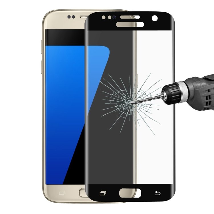 Защитное 3D стекло для Samsung Galaxy S7 / G930 ENKAY 0.26 мм, с рамкой Full Screen (Black)